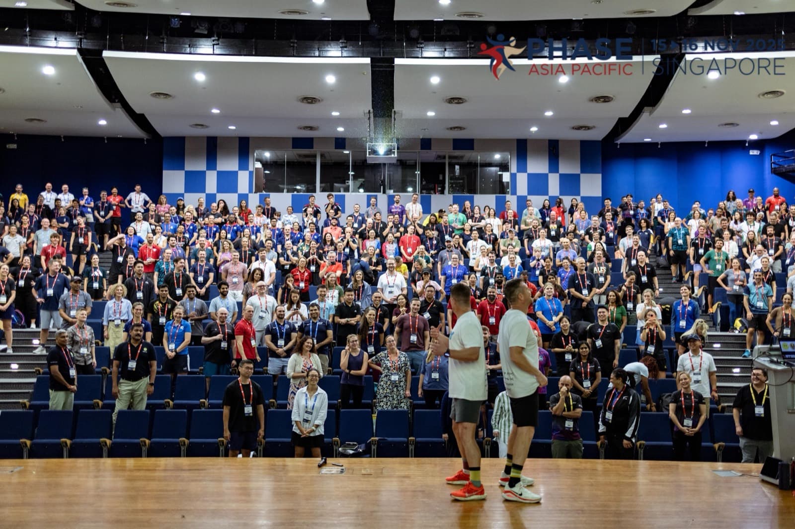 A hall full of teachers
