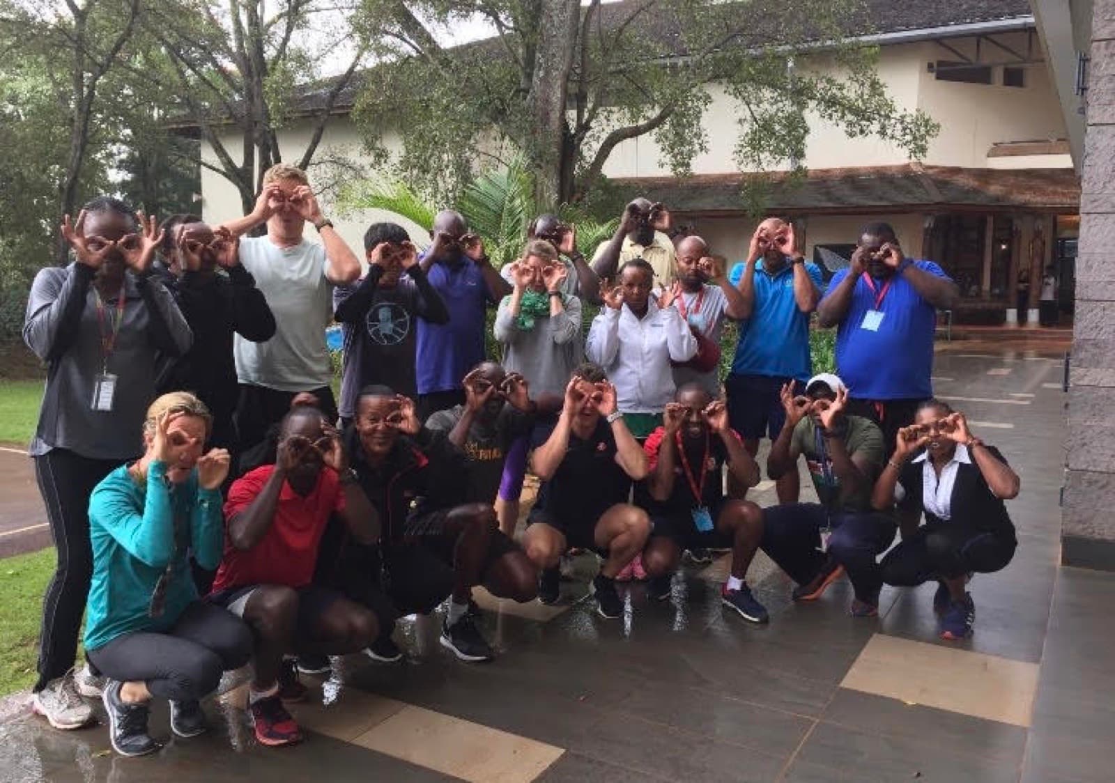 A teacher workshop in Kenya