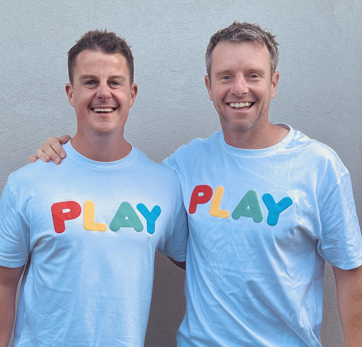 Paul Campbell, left, and Dale Sidebottom, the two directors of The School of Play